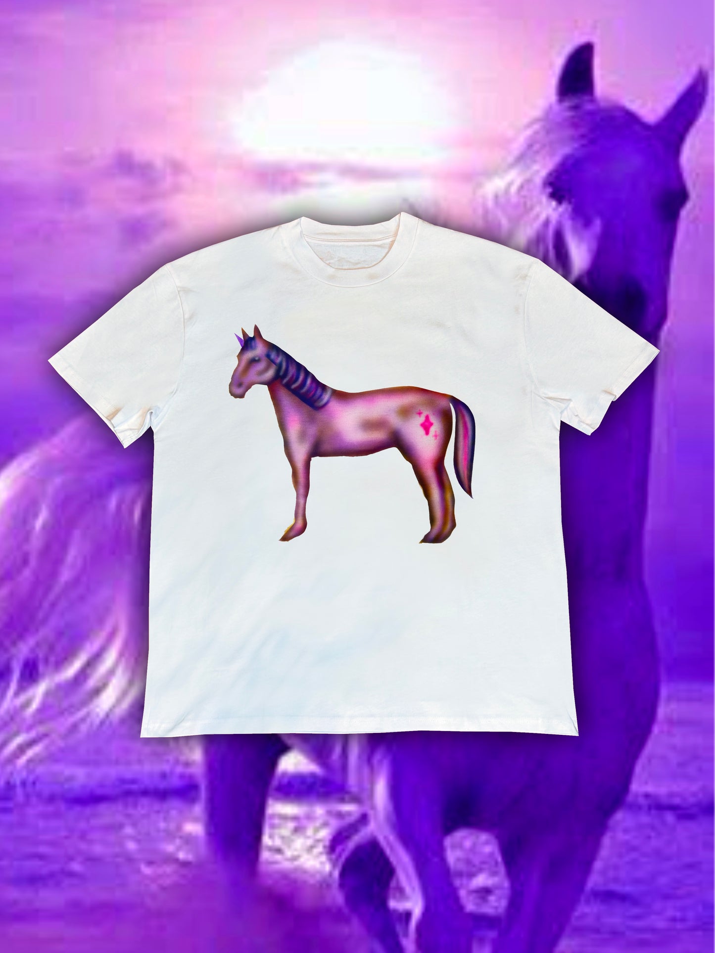 Purple horse
