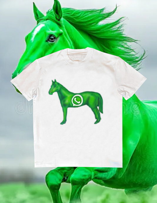 Green horse